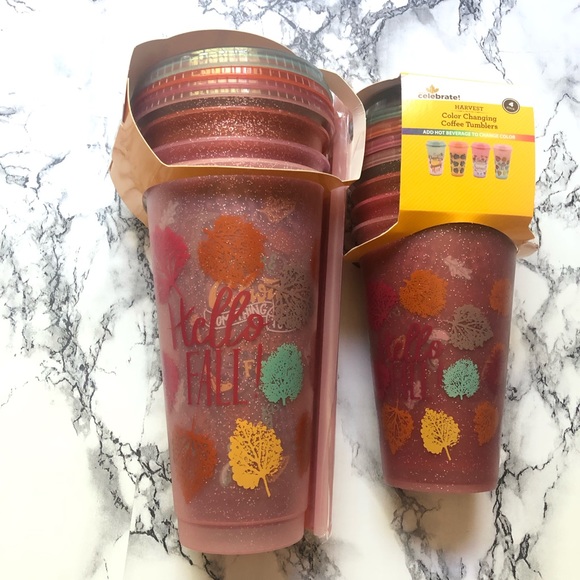 Harvest Color Changing Tumblers NEW - Picture 3 of 8